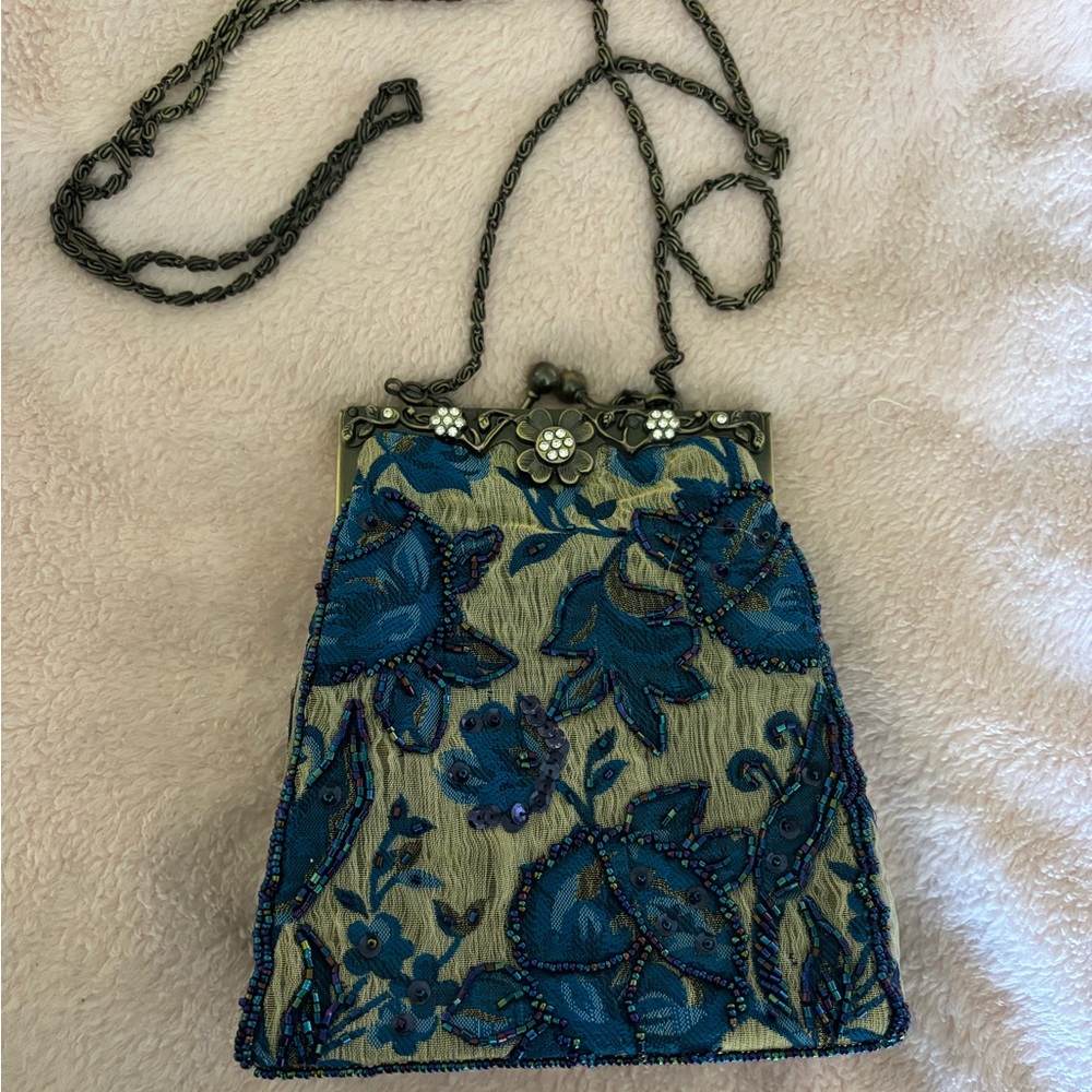 Vintage Antique Beaded Handbag Purse